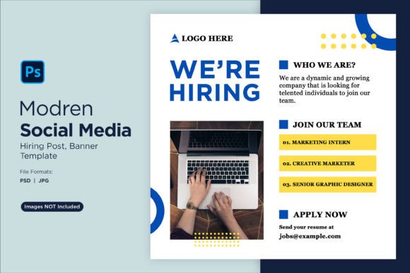 Attract Top Talent: We Are Hiring Social Media Post 92