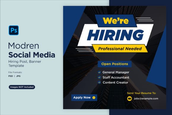 Elevate Your Recruitment with We Are Hiring Social Media Post 66