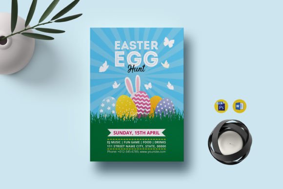 Master Your Easter Marketing with This Easter Egg Hunt Flyer Template