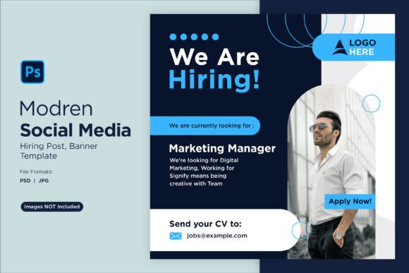 Streamline Your Hiring with We Are Hiring Social Media Post 58
