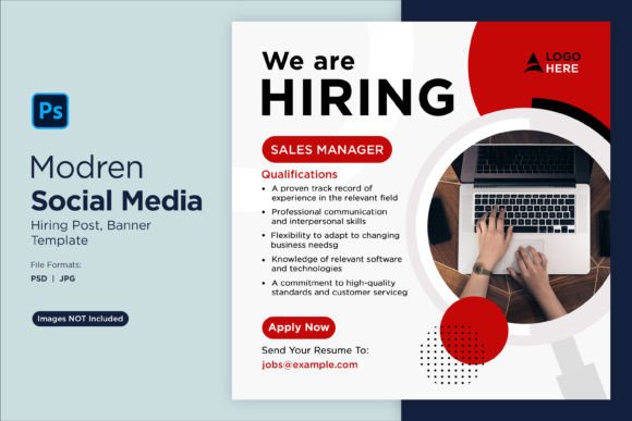 Streamline Your Hiring with We Are Hiring Social Media Post 80