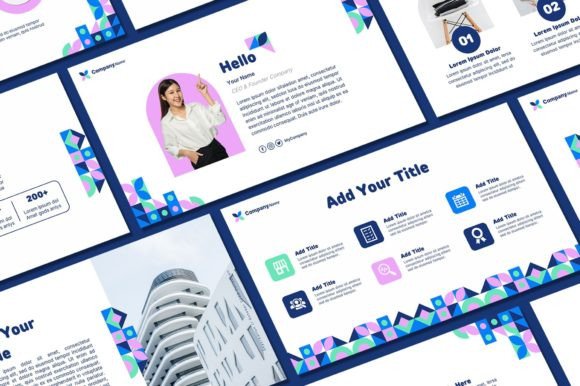 Unlocking Modern Design: The Geometric PowerPoint Template