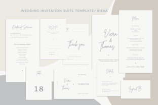 Wedding Invitation Suite Viera: Crafting Cohesive, Modern Nuptial Stationery